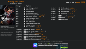 《明末：渊虚之羽 Wuchang: Fallen Feathers》二十六项修改器