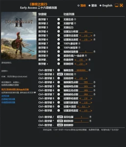 《泰坦之旅2》修改器 Titan Quest II Trainer 免费下载