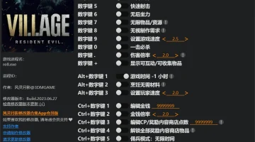 《生化危机8：村庄》修改器 Resident Evil Village Trainer